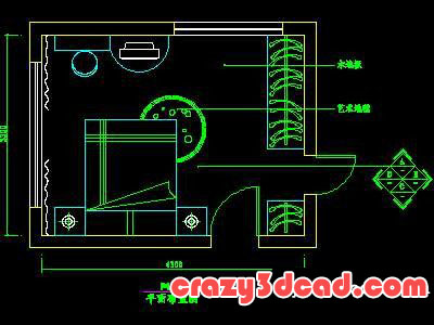 Bedroom design CAD drawings and details 14
